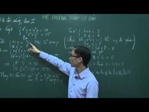 Hệ phương trình - đỗi xứng loại 1
