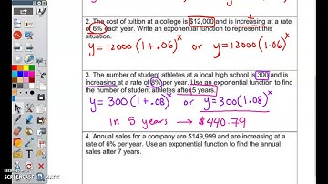 A.9C Writing Exponential Functions
