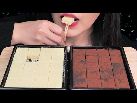 ASMR Chocolate 파베초콜릿 먹방 咀嚼音トリュフチョコレートを食べる EATING SOUNDS MUKBANG