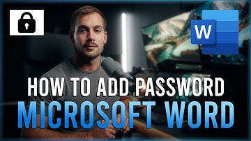 How to Add a Password/Protect your Word Document