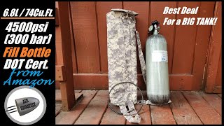 6.8L / 74Cu.Ft. PCP Airgun Fill Bottle from Amazon - The Best Deal I've Found On One Of These!