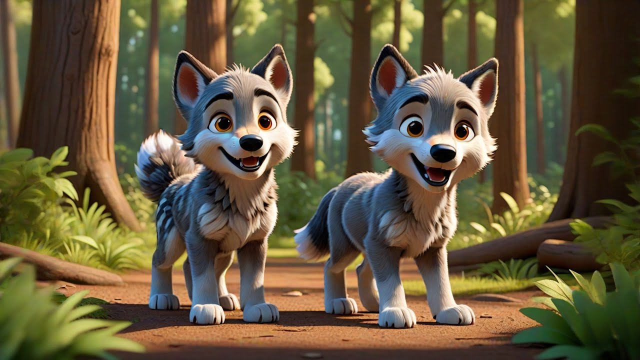 Five Little Wolves Howl at Noon + More Nursery Rhymes & Kids Songs