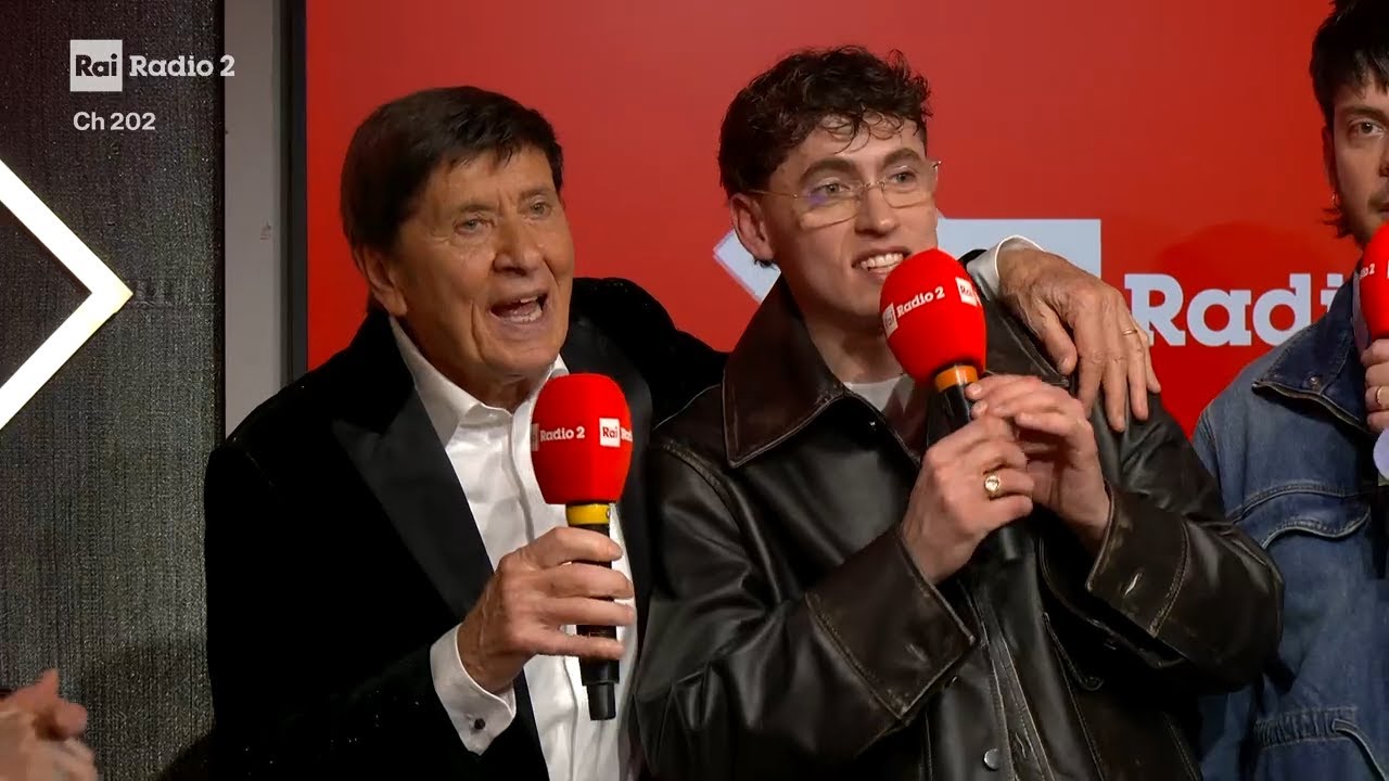 Intervista a Tredici Pietro e Gianni Morandi (Quarta Serata) - Radio2 a Sanremo 2026
