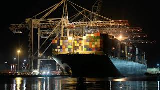 Cma cgm Marco polo timelapse