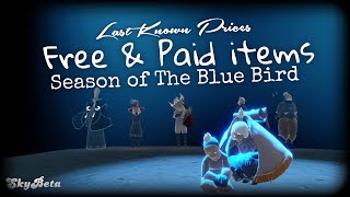 Free U0026 Paid Items  Prices Of New Blue Bird Season Items  Skybeta  Sky Cotl  Noob Mode
