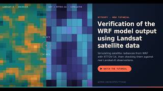 Verification of the WRF model outputs using the Landsat satellite data
