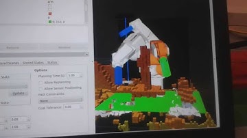 Mitsubishi rv-3sb robot arm collision avoidance using moveit! 2