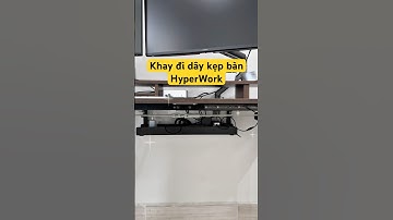 Khay đi dây kẹp bàn HyperWork CM-01 #shorts