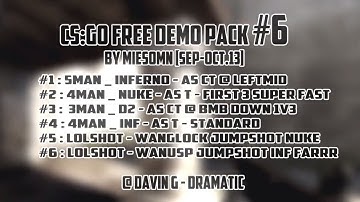 CSGO FREE DEMO PACK #6   by miesomn