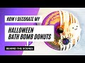 Decorating Bath Bomb Donuts for Halloween