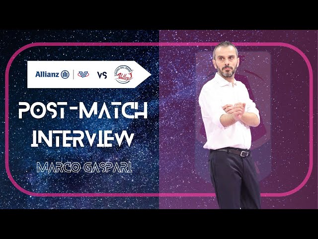 MARCO GASPARI | Post-match interview vs Scandicci (Game 2)