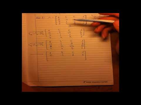 Tính hạng của ma trận dễ hiểu
