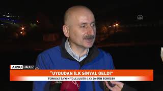 Türki̇yeni̇n Yeni̇ Uydusu Uzayda Uzaydaki̇ Türksat 5Adan İlk Si̇nyal Alindi