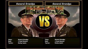 C&C Generals Shockwave Chaos GC USA Rave VS USA Rave | Hard