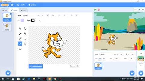 Scrath 3.0 เพิ่มและสลับฉาก