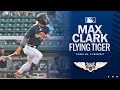 Tigers no 2 prospect max clark singles steals and shows speed to score  milb highlights