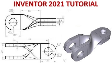 Inventor 2021 Tutorial #209 | 3D Model Loft Advanced