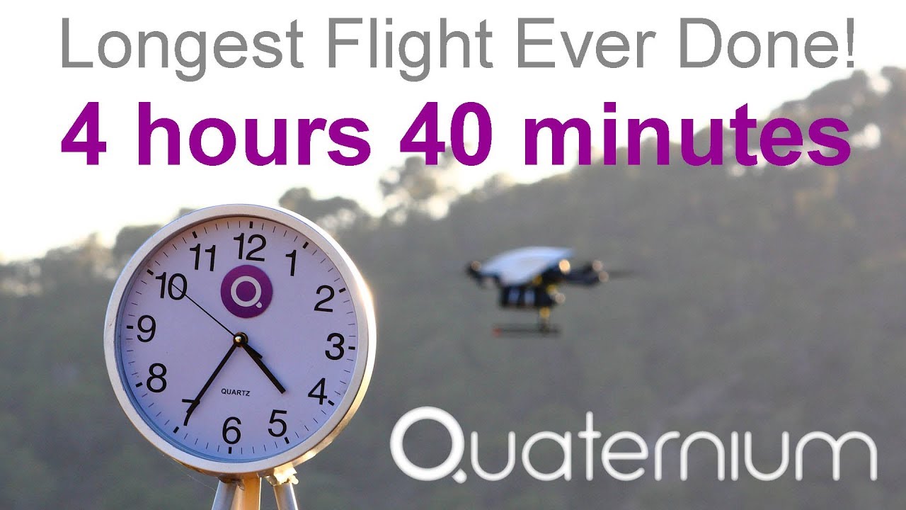 drones with longest flight time and range