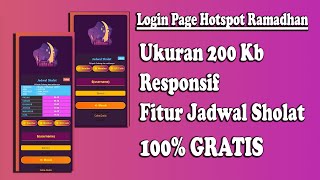 LOGIN PAGE HOTSPOT MIKROTIK  RAMADHAN 2023 / 1444 H V.2