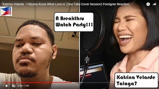 ‘Katrina Velarde - I Wanna Know What Love Is’ (One Take Cover Session) Foreigner Reaction.