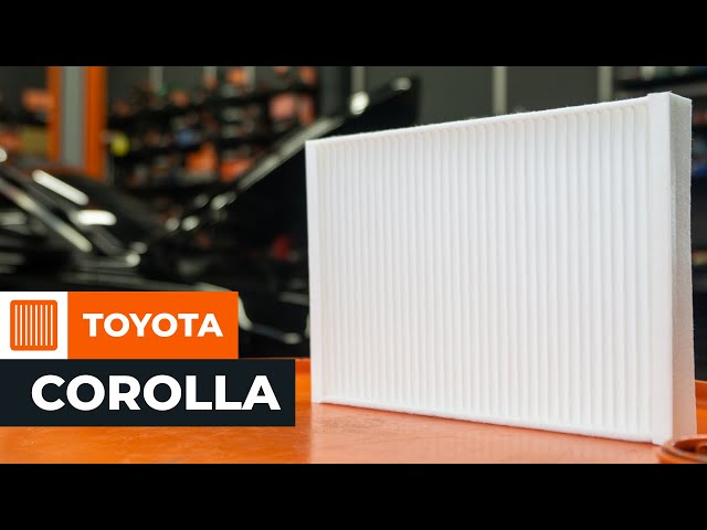 Wymiana Filtr Kabinowy Toyota Corolla Verso 2 Tutorial | Autodoc - Youtube