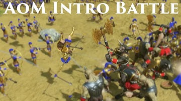 Age of Mythology: Retold - Original Intro Battle Recreated
