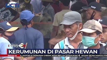Abaikan Jaga Jarak, Pasar Hewan Dipenuhi Warga yang Berkerumun - SIP 25/01