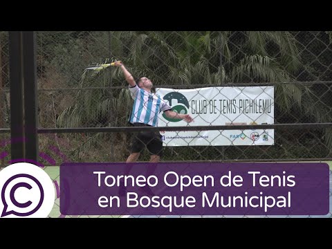 Torneo Open de Tenis 2024 se vivió en la cancha del Bosque Municipal