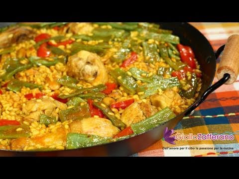 Valencian paella - recipe