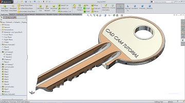 Solidworks tutorial | sketch key in Solidworks