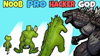 NOOB vs PRO vs HACKER vs GOD in Monster Evolution Run (New Update)