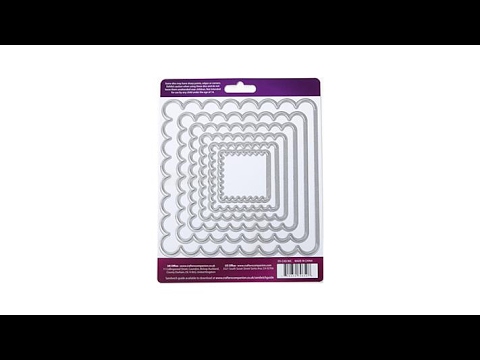 Crafter's Companion Nicole Card Base Dies 6piece - Crafter's Companion Nicole Card Base Dies 6piece