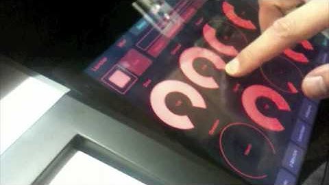 ableton live , ipad and touch OSC (music by LEFT)