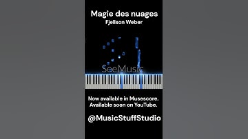 Thumbnail of Magie des nuages - Fjellson Weber / Preview / NO OFFICIAL Piano tutorial /  #pianocover