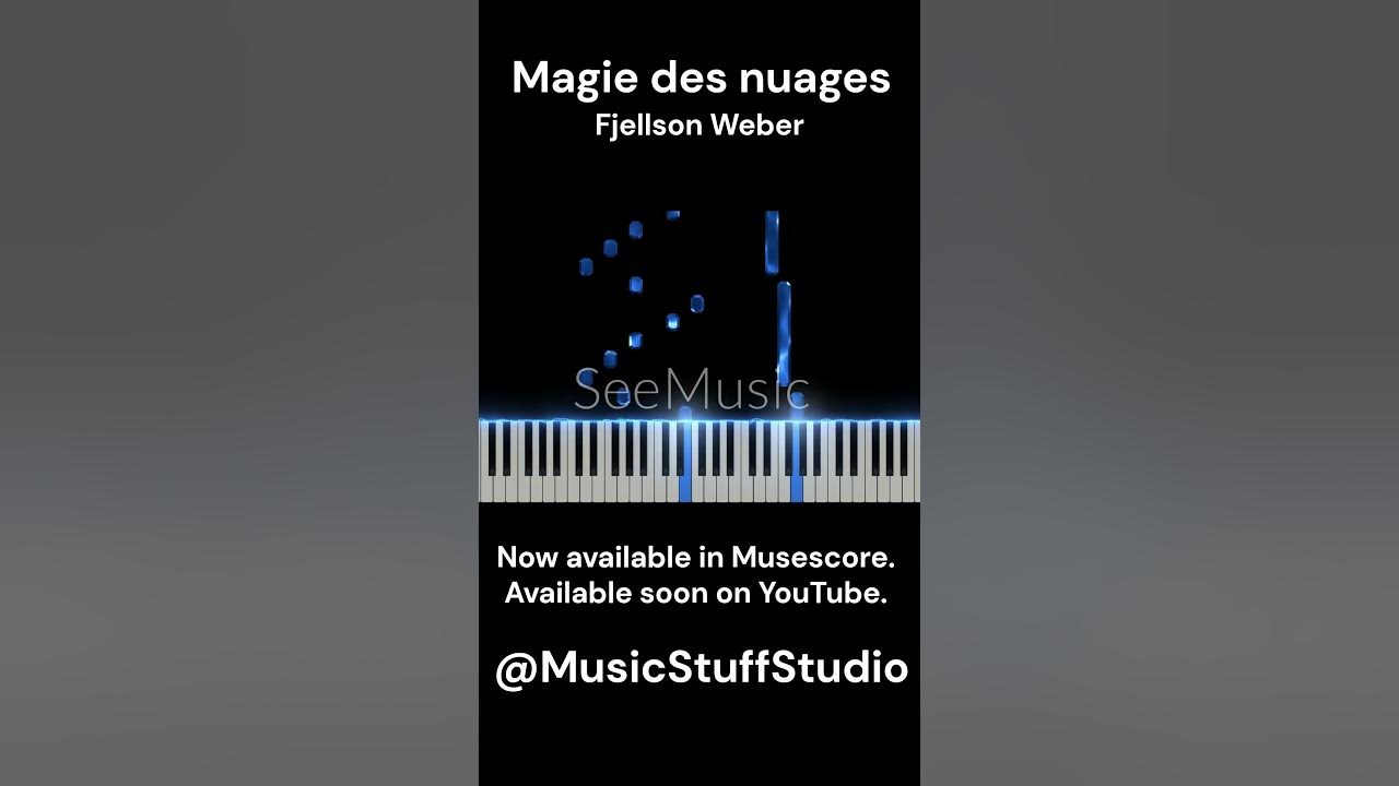 Magie des nuages - Fjellson Weber / Preview / NO OFFICIAL Piano tutorial /  #pianocover