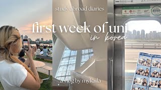 first week of uni in KOREA ☁️ studying abroad, what i eat, school festival [ep 3]