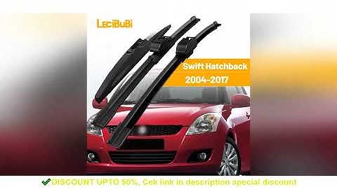 For Suzuki Swift Hatchback 2004-2017 1set Front & Rear Windshield Wiper Blades Windscreen Wipers 200