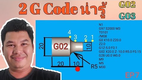 2 G Code น่ารู้  G02 & G03 / NATA cnc