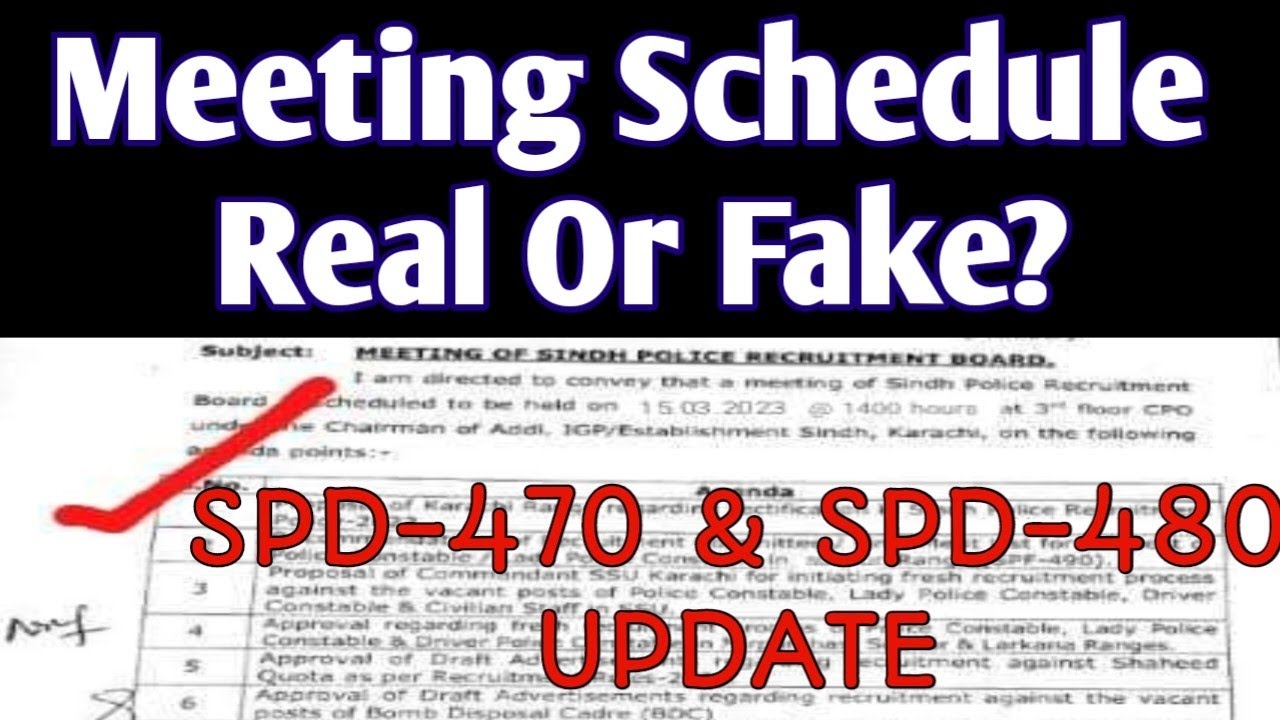 SPD-470 & SPD-480 Update 