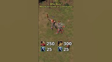 Mountain Giant vs Centimanus in Age of Mythology Retold #aom #ageofmythology #aomretold