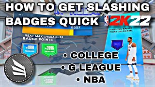 BEST FINISHING BADGE METHOD NBA 2K22 HOW TO GET FINISHING BADGES FAST FASTEST BADGE METHOD NBA2K22