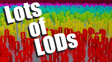 [Blender] How to make simple LOD system in geometry nodes [nodes with geometry] (slow version)