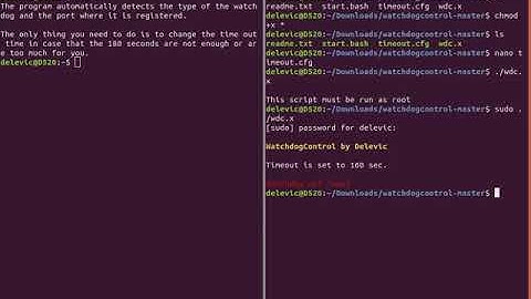 USB Watchdog control for Linux