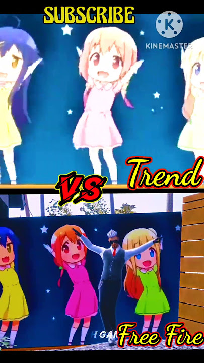 Toca Toca Anime Dance Trend Vs Free Fire 🤩 || #freefire #shorts #ff