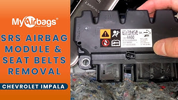 How to remove SRS Airbag Module & Seat Belts on Chevrolet Impala  | MyAirbags