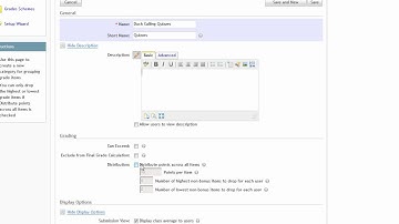 Setting up the D2L Gradebook - Part 3: Categories and Grade Items