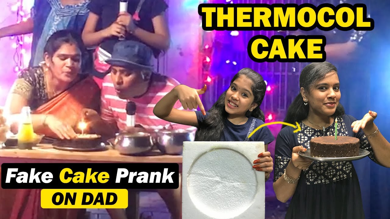 😜Dubakoor Cake PRANK🎂 on Wedding Day Fake Cake Prank on Dad
