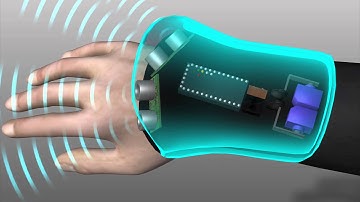 Wrist-mounted glove helps blind navigate