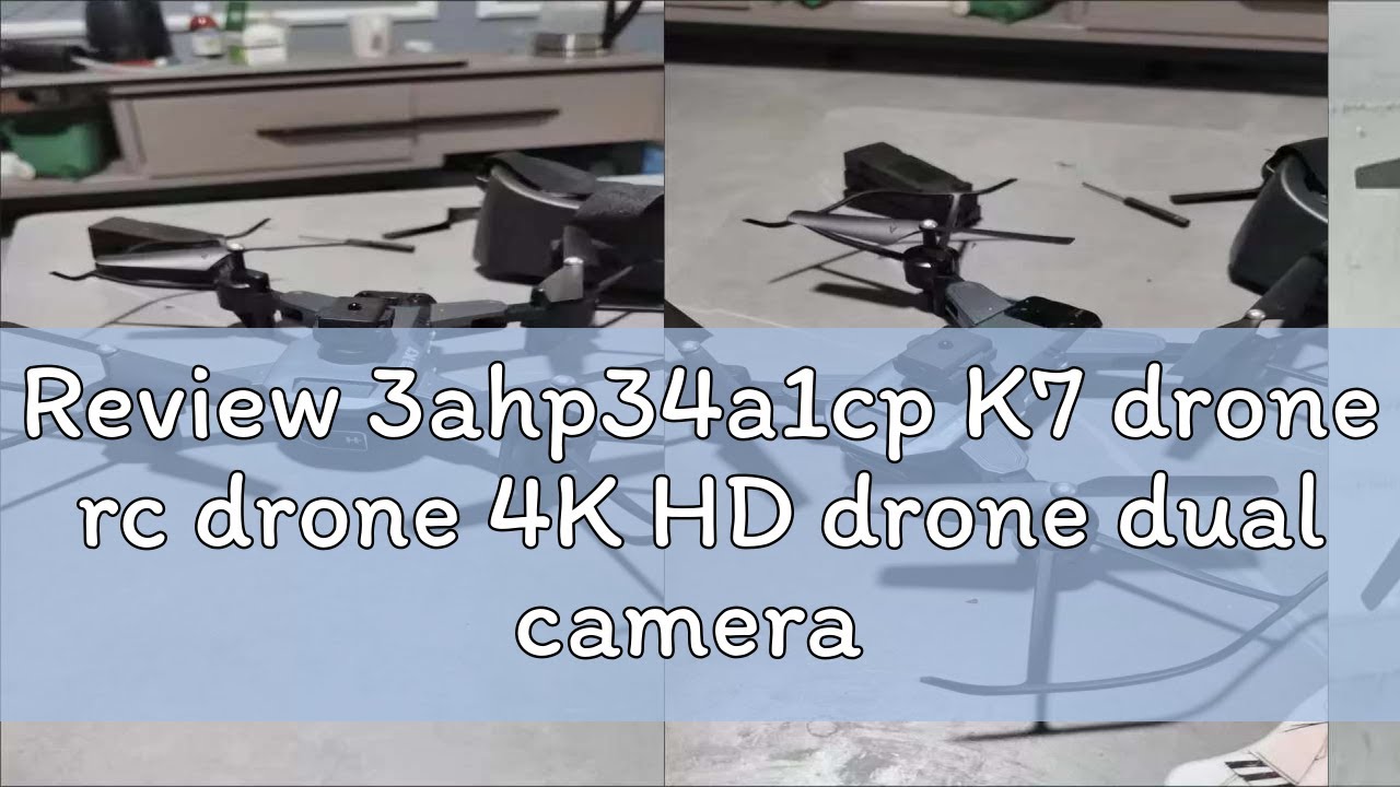 Review 3ahp34a1cp K7 drone rc drone 4K HD drone dual camera automatic obstacle avoidance portable d