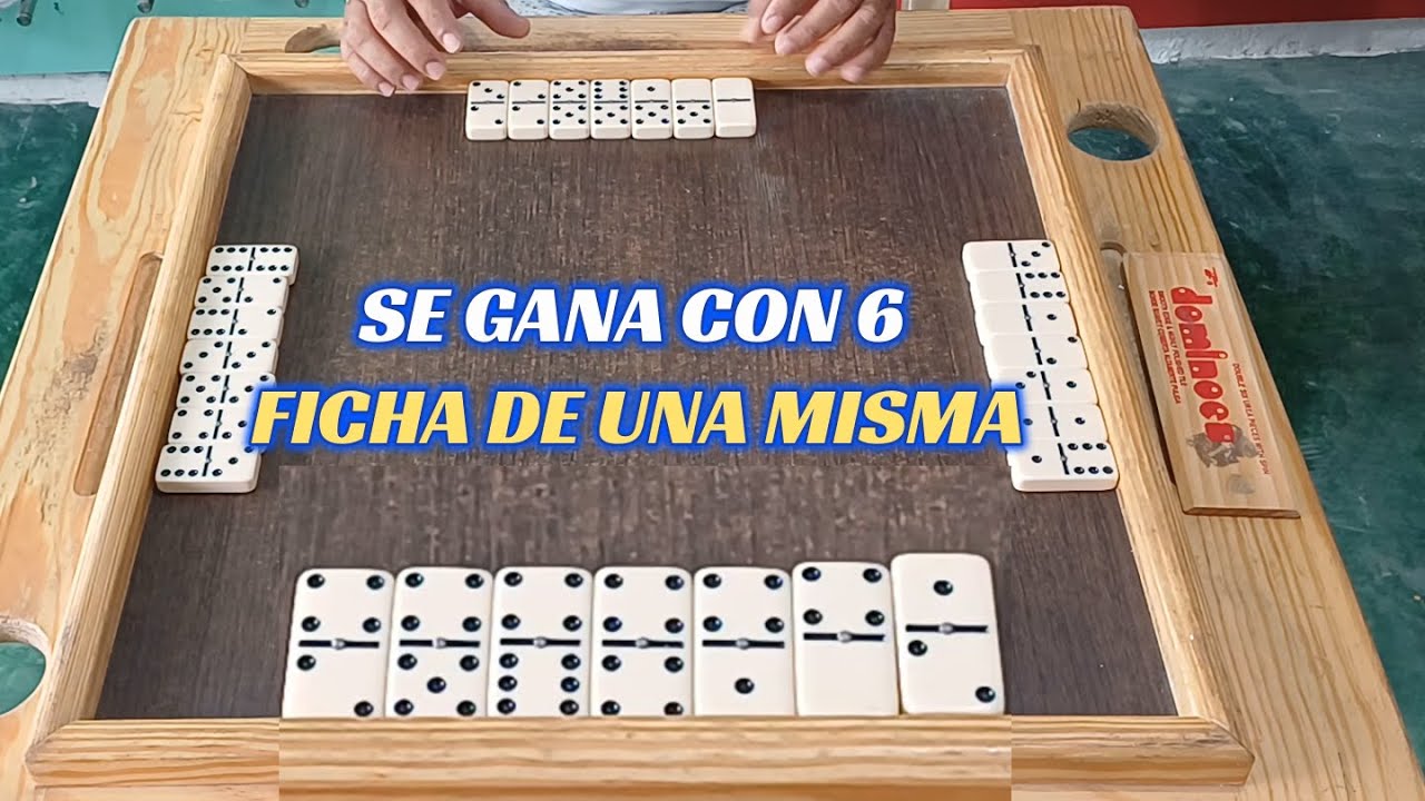 SE GANA CON 6 FICHA DE UNA MISMA